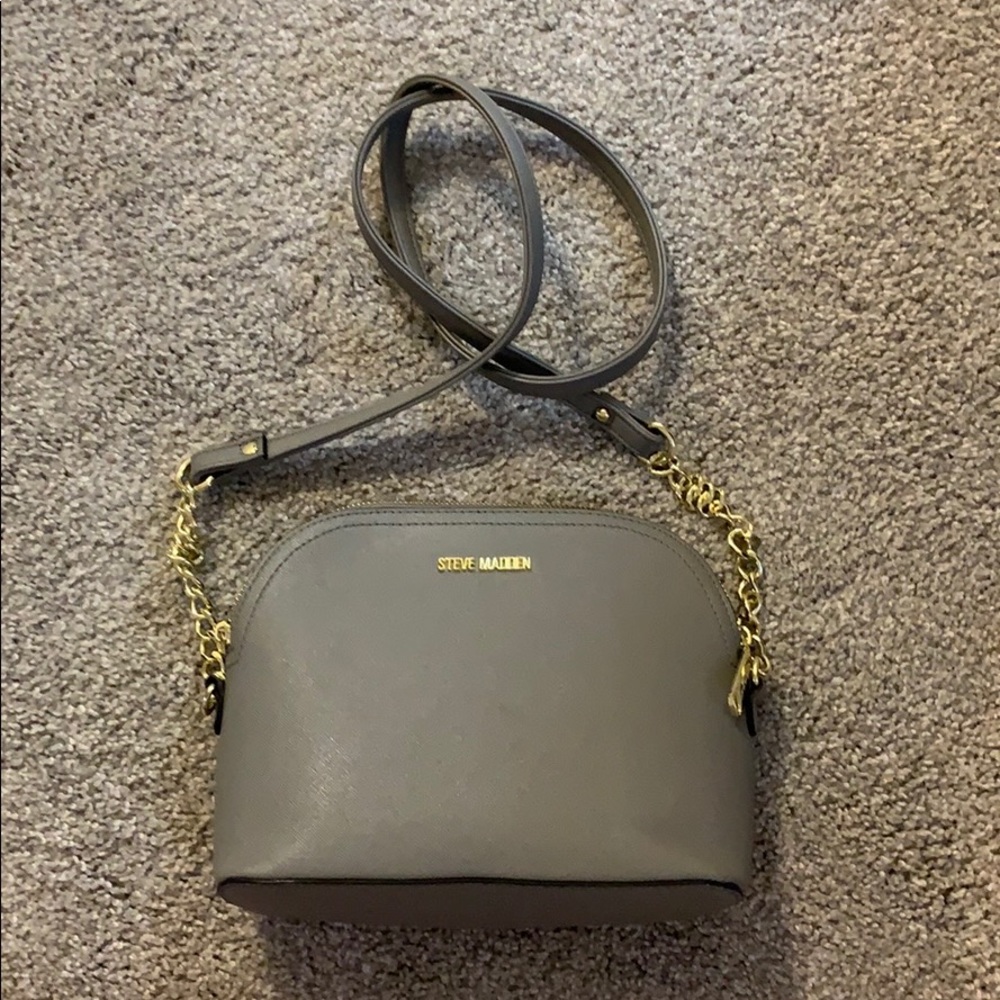 Steve Madden silver and gold purse